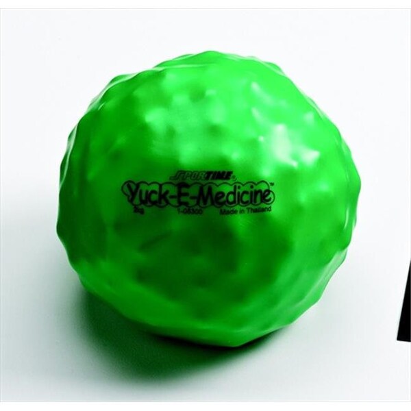 Sportime Sportime 021255 4.4 Lbs. - 7 In. Yuck-E-Medicine Ball - Green 21255 - main